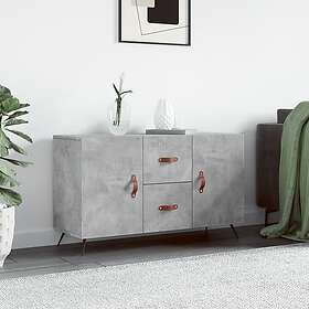 vidaXL Skänk betonggrå 100x36x60 cm konstruerat trä 828144