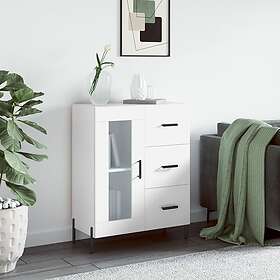vidaXL Skåp vit 69.5x34x90 cm konstruerat trä 828052