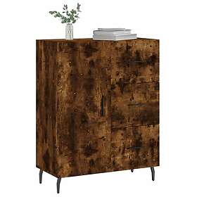 vidaXL Skänk rökfärgad ek 69.5x34x90 cm konstruerat trä 827937