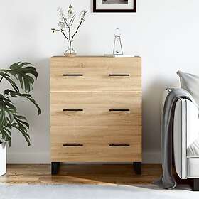vidaXL Skänk sonoma-ek 69,5x34x90 cm konstruerat trä 827879