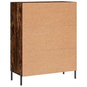 vidaXL Skänk rökfärgad ek 69,5x34x90 cm konstruerat trä 827929