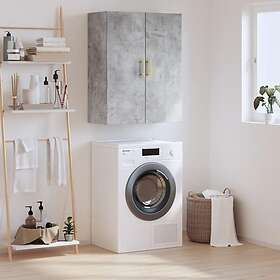 vidaXL Väggskåp betonggrå 69.5x34x90 cm 828416