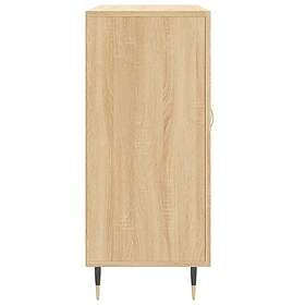 vidaXL Skänk sonoma-ek 90x34x80 cm konstruerat trä 828087