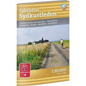 : Cykelatlas Sydkustleden 1:50,000