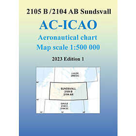 : ACICAO 2105B/2104AB Sundsvall 2023 Skala 1:500 000