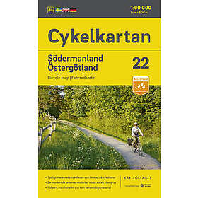: Cykelkartan Blad 22 Södermanland/Östergötland 2023-2025