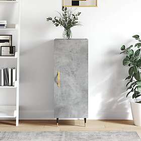 vidaXL Skåp betonggrå 34,5x34x90 cm konstruerat trä 828520