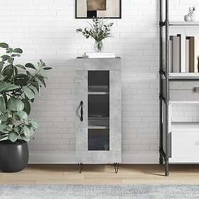 vidaXL Skåp betonggrå 34.5x34x90 cm konstruerat trä 828792