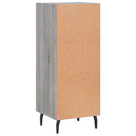 vidaXL Skåp grå sonoma 34,5x34x90 cm konstruerat trä 828818
