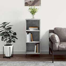 vidaXL Skänk betonggrå 34,5x32,5x90 cm konstruerat trä 828752
