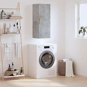 vidaXL Väggskåp betonggrå 34.5x34x90 cm 828848