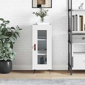 vidaXL Skänk vit 34.5x34x90 cm konstruerat trä 828764