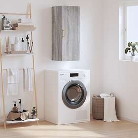 vidaXL Väggskåp grå sonoma 34,5x34x90 cm 828850