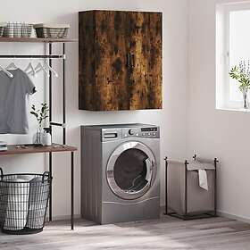 vidaXL Väggskåp rökfärgad ek 69,5x34x90 cm 828433