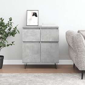 vidaXL Byrå betonggrå 60x35x70 cm konstruerat trä 831120