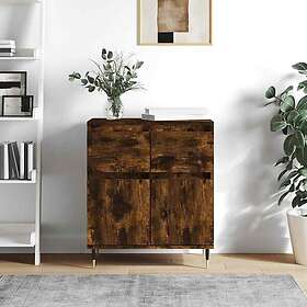 vidaXL Byrå rökfärgad ek 60x35x70 cm konstruerat trä 831113