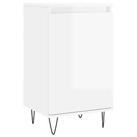 vidaXL Byrå vit högglans 40x35x70 cm konstruerat trä 831056