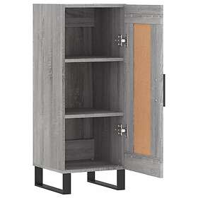 vidaXL Skåp grå sonoma 34.5x34x90 cm konstruerat trä 830474