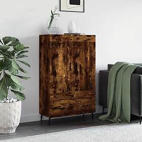 vidaXL Högskåp rökfärgad ek 69.5x31x115 cm konstruerat trä 830345