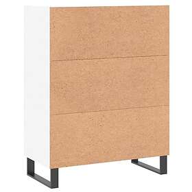 vidaXL Skåp vit 69.5x34x90 cm konstruerat trä 830284