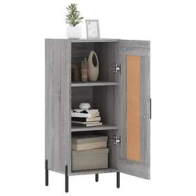 vidaXL Skåp grå sonoma 34,5x34x90 cm konstruerat trä 830458