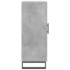 vidaXL Skåp betonggrå 34.5x34x90 cm konstruerat trä 830472