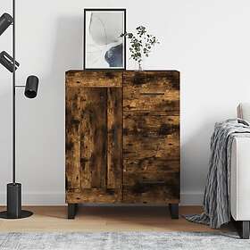 vidaXL Skänk rökfärgad ek 69.5x34x90 cm konstruerat trä 830289