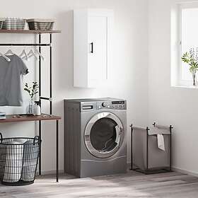 vidaXL Väggskåp vit 34.5x34x90 cm konstruerat trä 830508