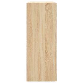 vidaXL Veggeskap Sonoma Eik 69.5x34x90cm Konstruert Tre