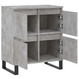 vidaXL Byrå betonggrå 60x35x70 cm konstruerat trä 831224