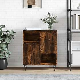 vidaXL Byrå rökfärgad ek 60x35x70 cm konstruerat trä 831193
