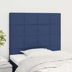 vidaXL Huvudgavlar 2 st blå 90x5x78/88 cm tyg 3116320