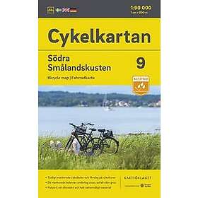 : Cykelkartan Blad 9 Södra Smålandskusten 2023-2025