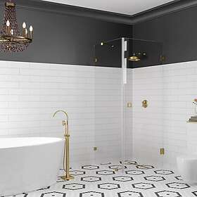 Hietakari Duschhörn Vetro 540 Fast Vägg och Vändbar Dörr (511x512) 540-51-CE