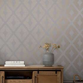 Next Tapet Deco Triangle Grey 118271
