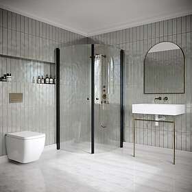 Hietakari Duschhörn Classic 155 Rund med Vändbara Dörrar 155-91-55