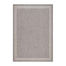 KM Carpets Flatvävd Madrid Frame Mörklinne 80*340 29302