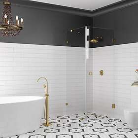 Hietakari Duschhörn Vetro 540 Fast Vägg och Vändbar Dörr (511x512) 540-51-AE