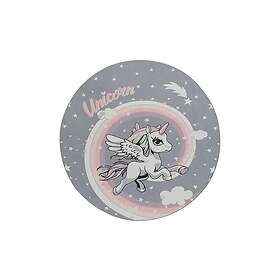 KM Carpets Barnmatta Play Unicorn Rund Multi rund 120 37864