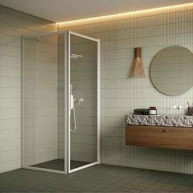 Hietakari Duschhörn Bläk 755 New York Fast Vägg och Vändbar Dörr B55-61-D5