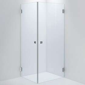 INR Duschhörn Arc 12 Duschvägg ARC Original,Clear, Brushed Stainless,800x900(v 11202489