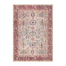 KM Carpets Flatvävd Tarfaya Tabriz Roströd 160*230 40352