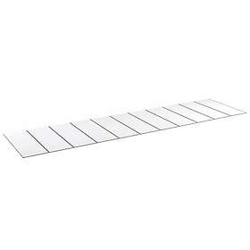 Halle Kanalplast 55 mm Isolux Opal Komplett Tak 55mm Kompl 11st 6000x1250 CZ55O11F