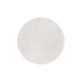 KM Carpets Ryamatta Cozy Rund Vit 200 42882