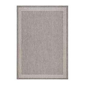 KM Carpets Flatvävd Madrid Frame Mörklinne 80*240 29296