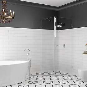 Hietakari Duschhörn Vetro 540 Fast Vägg och Vändbar Dörr (511x512) 540-21-EA