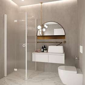 Hietakari Duschhörn Forma 369 Fast Vägg och Vikbar Dörr 369-64-B2