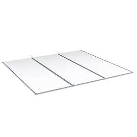 Halle Kanalplast 55 mm Isolux Opal Komplett Tak 55mm Kompl 3st 2500x1250 CZ55O3L