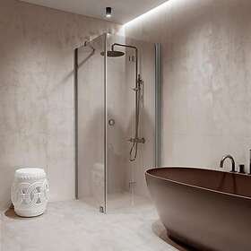 Hietakari Duschhörn Forma 369 Fast Vägg och Vikbar Dörr 369-81-B2