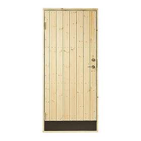 Jabo Förrådsdörr 10° Rak Dörr rak panel vänster 8x19 25501